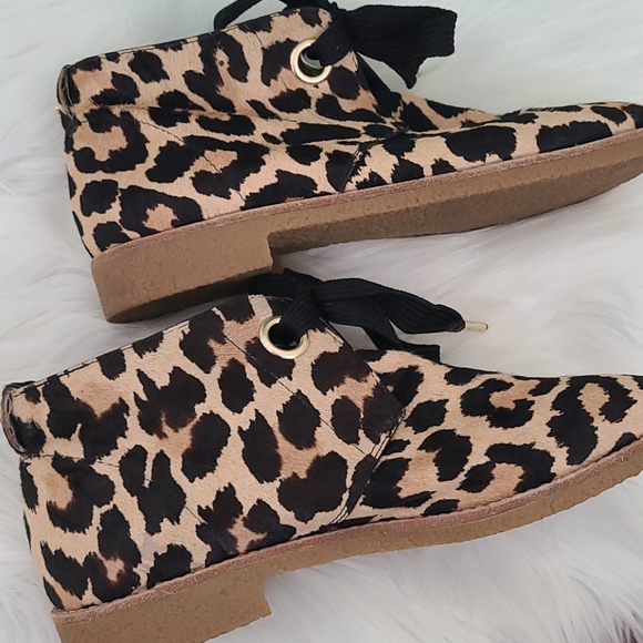 RARE Kate Spade Leopard Ankle Boots - Picture 7 of 11